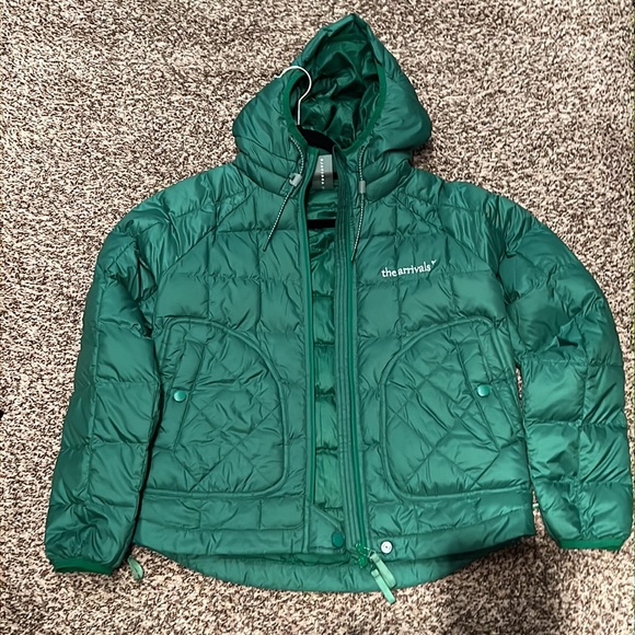 The Arrivals HAELO women’s hoodie (jacket) XS in turf green - Picture 6 of 9